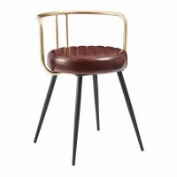 Aulenti Low Cocktail Stool Claret Red at DeFrae Contract Furniture