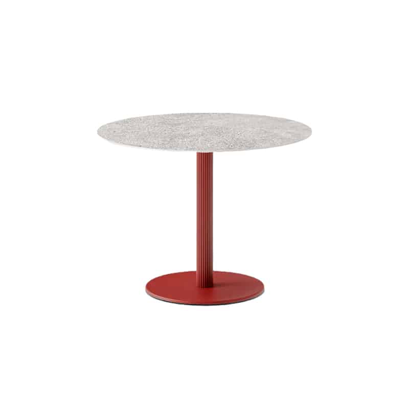 Blume Outdoor Tablebase 5510 Table Base DeFrae Contract Furniture RO200 Red