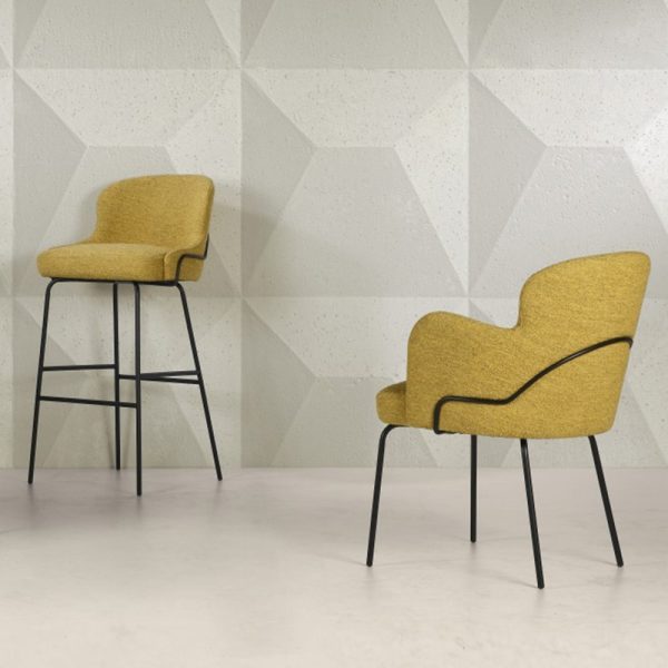 Taylor Tube Armchair and Bar Stool at DeFrae Contract Furniture