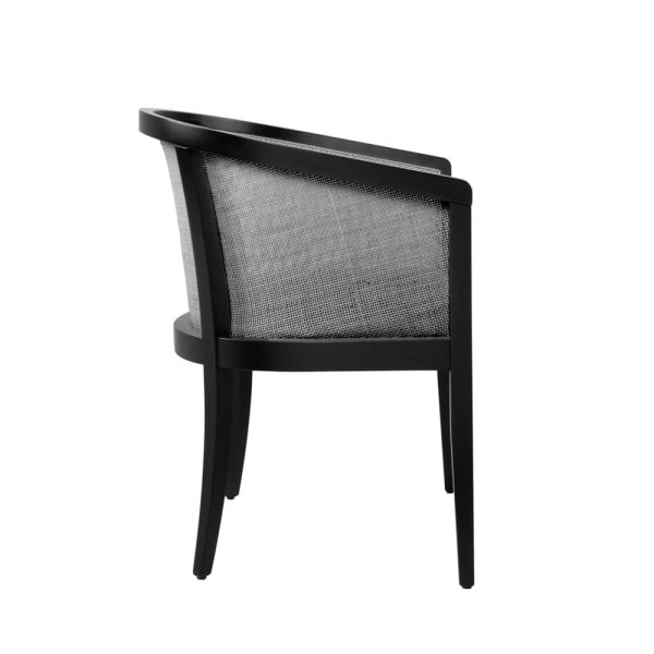 ABBY PO04 Armchair at DeFrae Contract Furniture Cane Rattan Back