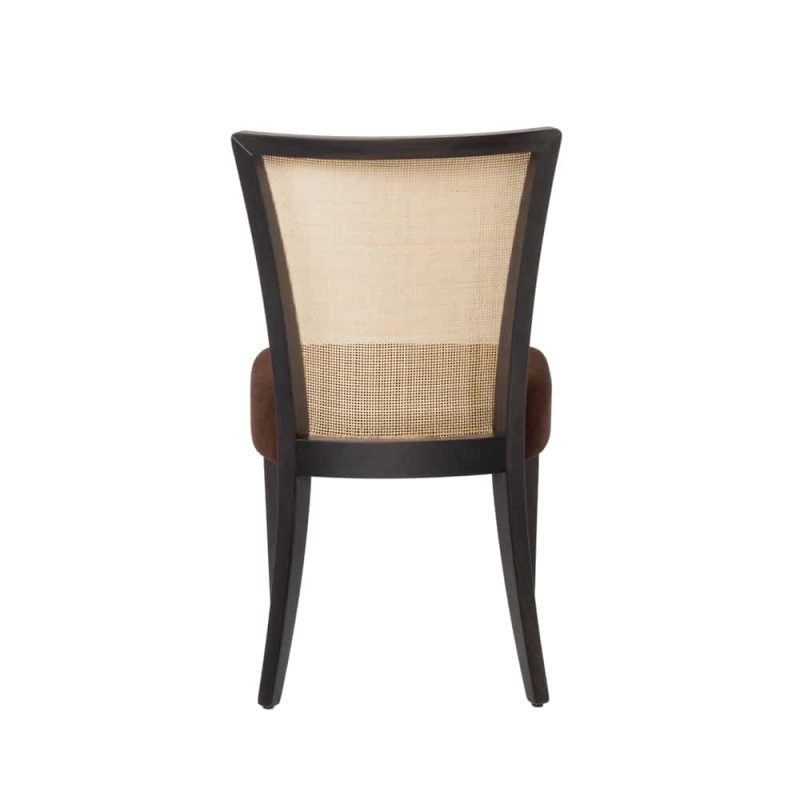 Abby SEO4 Restaurant Side Chair Cane Straw Back Rest DeFrae Contract Furniture