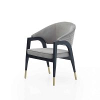 Russel Armchair Restaurant Chair with Quilted Back