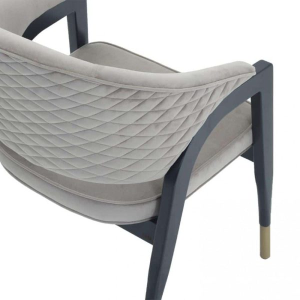 Russel Armchair Restaurant Chair with Quilted Back