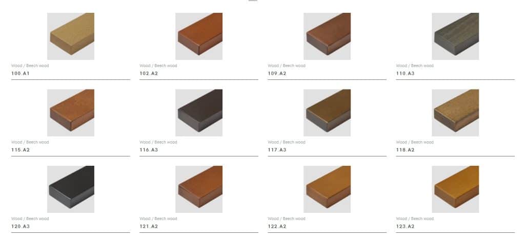 CM Cadeiras Beech Wood Finishes