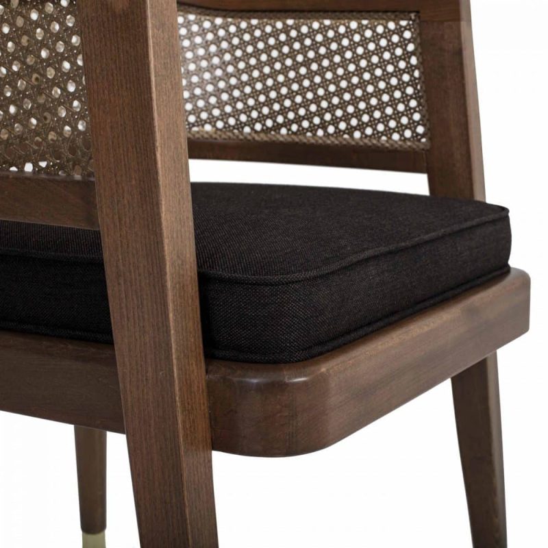 Selent Wicker Cane Back Armchair DeFrae Contract Furniture