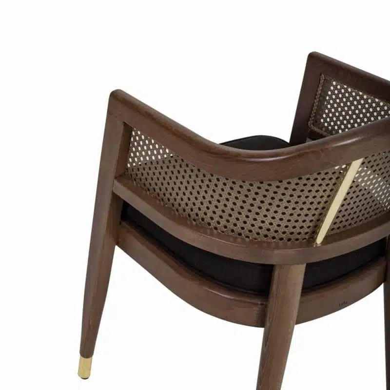 Selent Wicker Cane Back Armchair DeFrae Contract Furniture