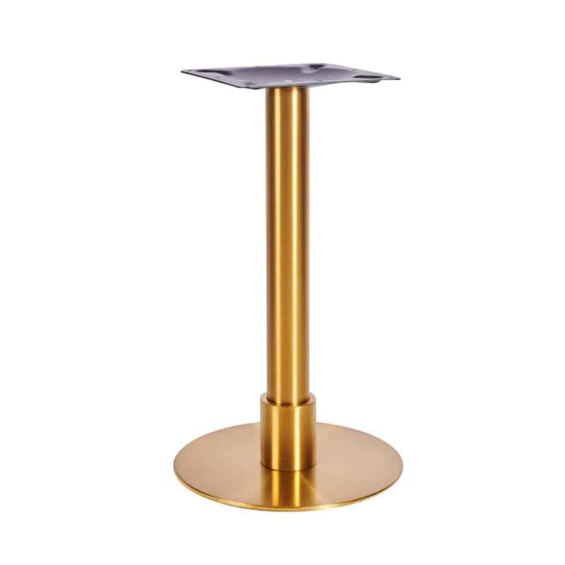Atlas Small Base (Brass) Dining 120mm Sleeve DeFrae Contract Furniture