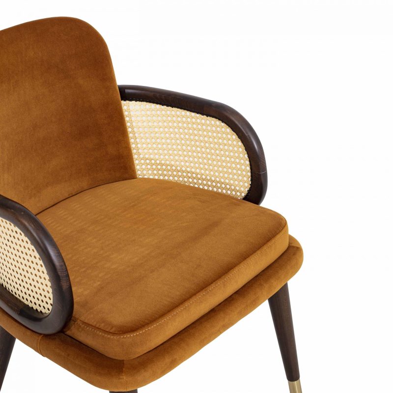 Runo Armchair with Cane back DeFrae Contract Furniture