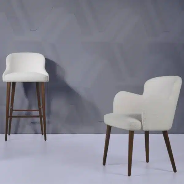 Taylor Armchair and Bar Stool DeFrae Contract Furniture