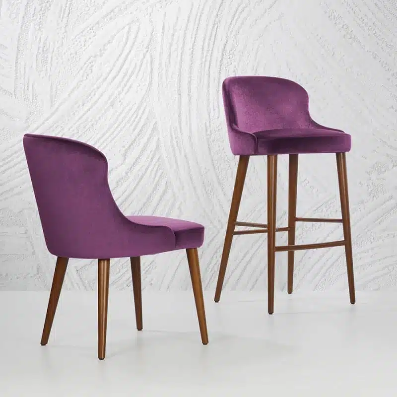 Taylor Side Chair and Bar Stool DeFrae Contract Furniture