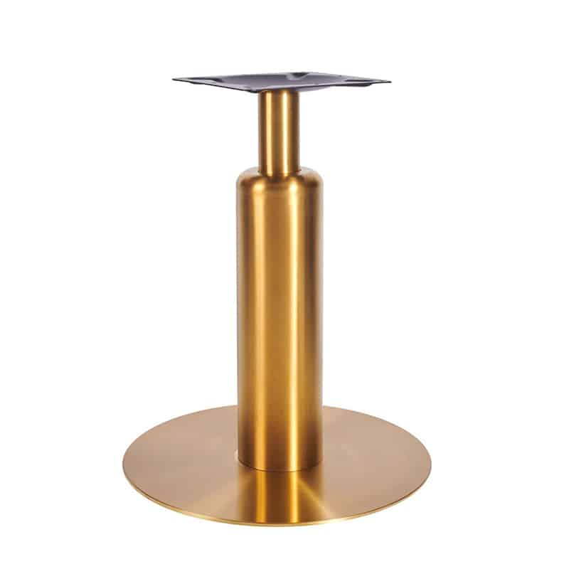 Titan Small Base (Brass) Dining 540mm Sleeve DeFrae Contract Furniture
