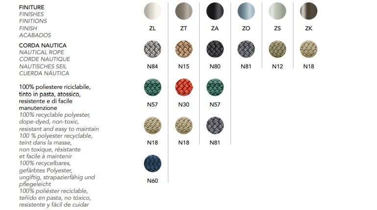 Lisa Filo Colour Options