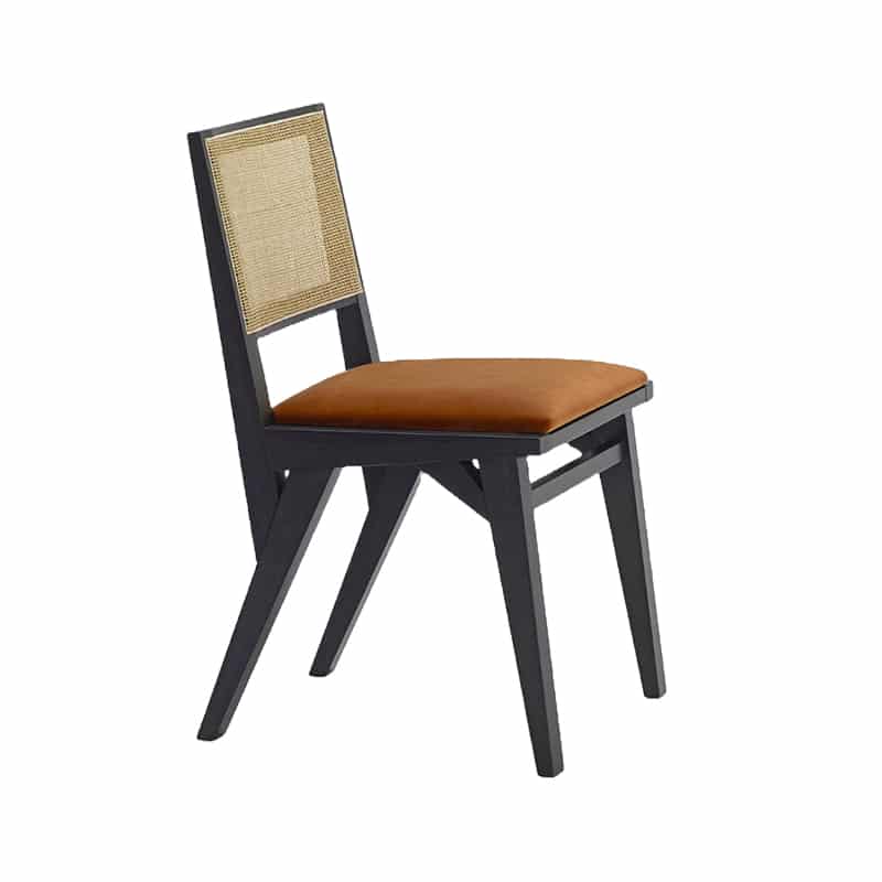 Lisbeth Side Chair Cane Back Restaurant Chair DeFrae Contract Furniture