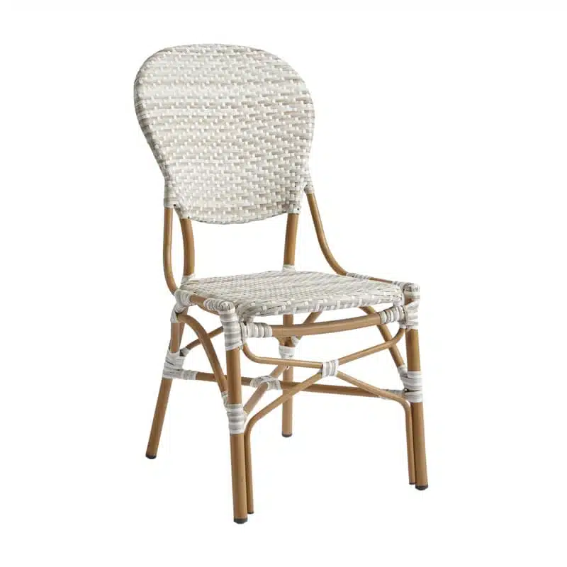 Brittany Side Chair Natural French Bistro DeFrae Contract Furniture