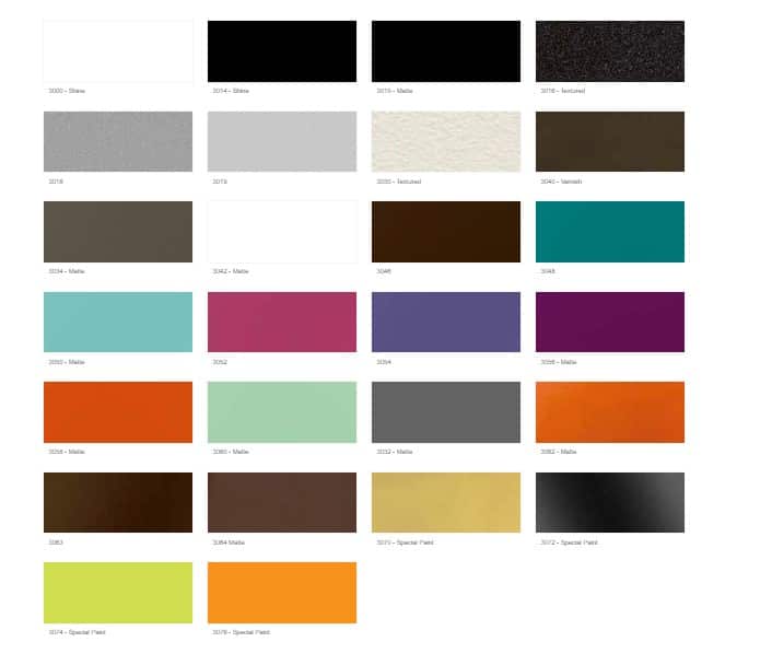 Freixotel Metal Finishes