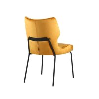 Gent Metal Dining Chair DeFrae Contract Furniture Back