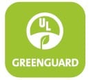 Greenguard low chemical emmissions