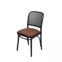 Farah Side Chair With Cane Back DeFrae Contract Furniture