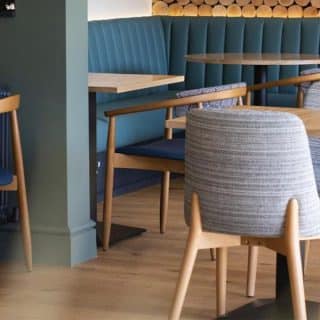 Restaurant furniture by DeFrae Contract Furniture at Parc Penhros