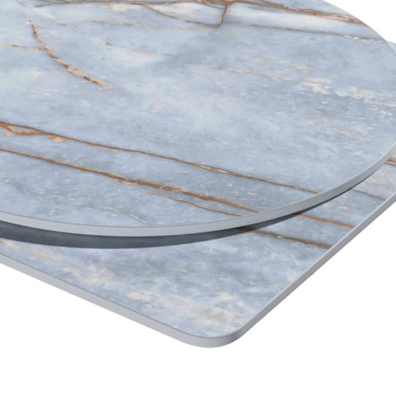 Azure Blue Porcelain Tabletops from DeFrae Contract Furniture