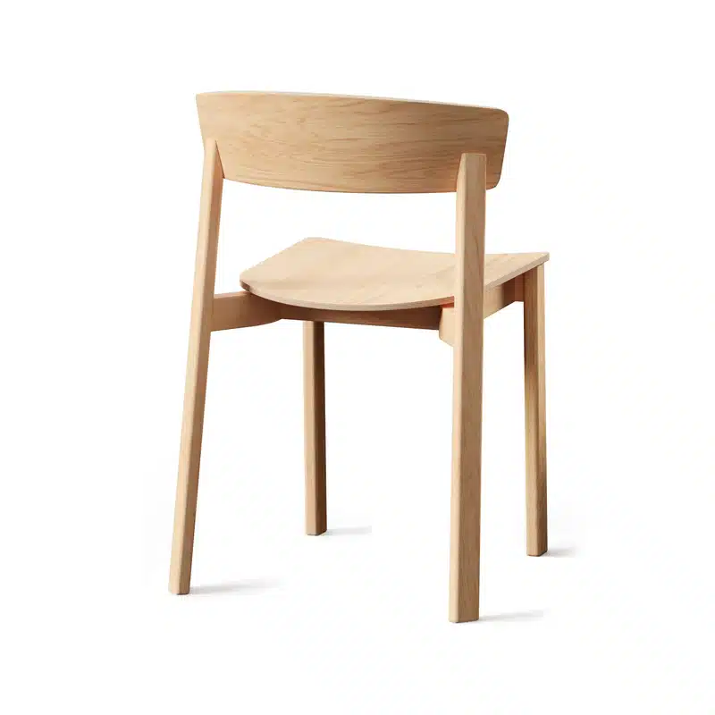 Discover the NORD FSC-approved, stackable side chair. Perfect for restaurants and cafes, with customisable upholstery. Sustainable and stylish!