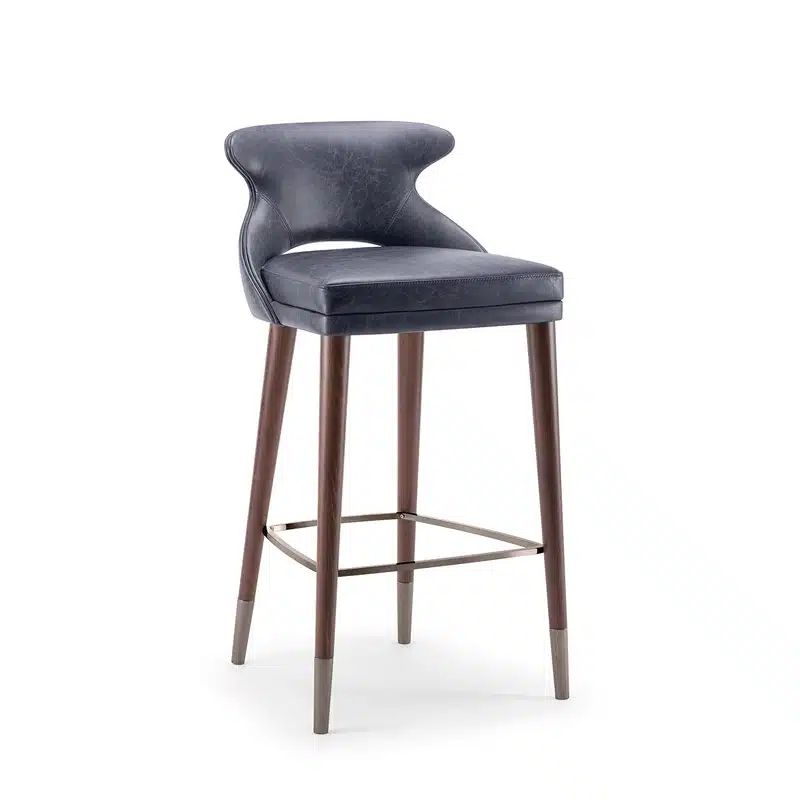 The Wings 076 SG Bar Stool offers customisable finishes, durable design, and elegant style—ideal for bars and lounges.