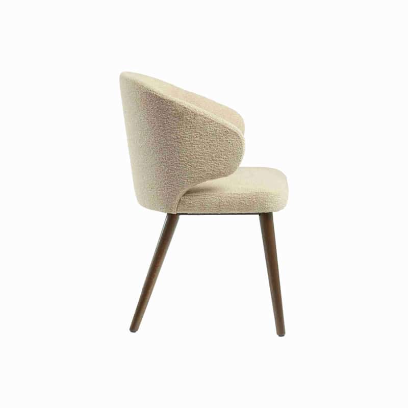 Selma Dining Chair Restaurant Hospitality Hotels from DeFrae Contract Furniture Side View