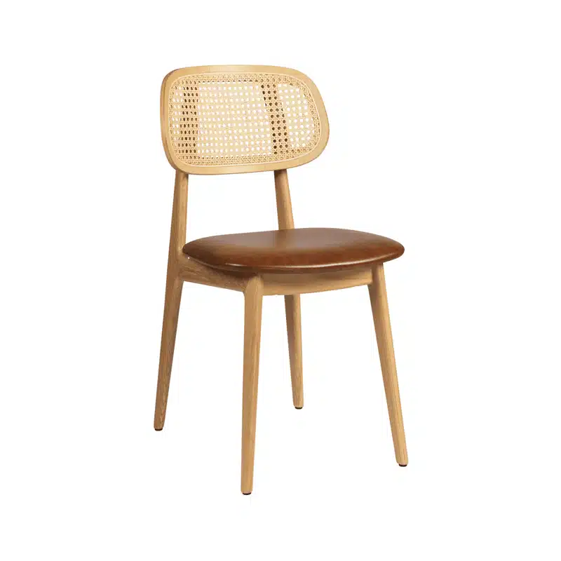 Adore Side Chair Upholstered Cane Back Restaurant Chair Relish Chair