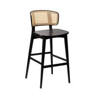 Sofia Bar Stool Cane Backrest DeFrae Contract Furniture Sophia Global