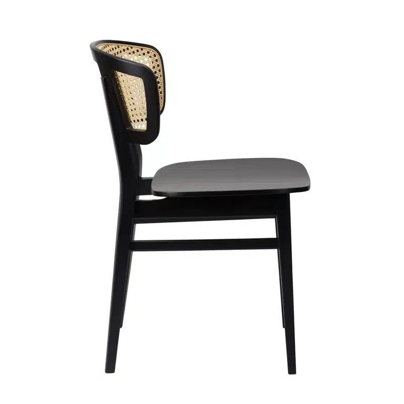 Sofia Side Chair Restaurant Cafe Cane Backrest DeFrae Contract Furniture - Sophia Side Chair GF