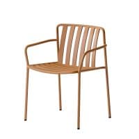 Coney 3645 armchair with curved arms and smooth finish – ideal for restaurant, cafe and bar terraces and hotel & other hospitality outdoor spaces.