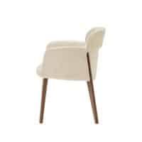 Opale 3785 Armchair Pedrali at DeFrae Contract Furniture Side View