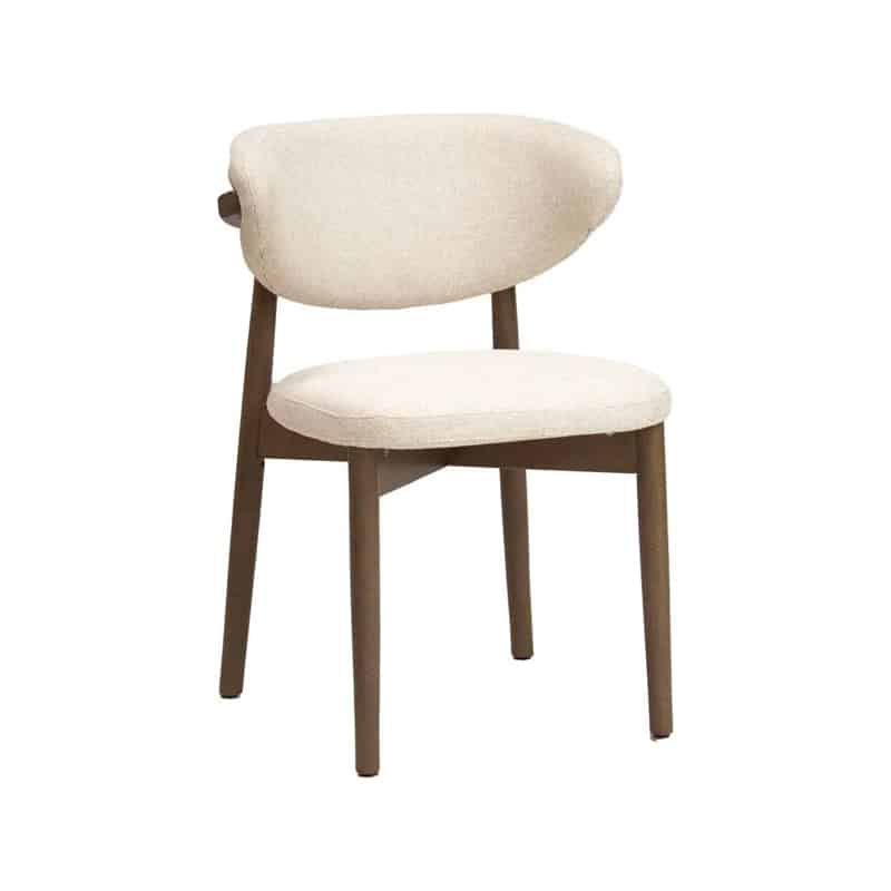 Josephine Side Chair DeFrae Contract Furniture Joe restaurant dining chair with curved back and exposed frame