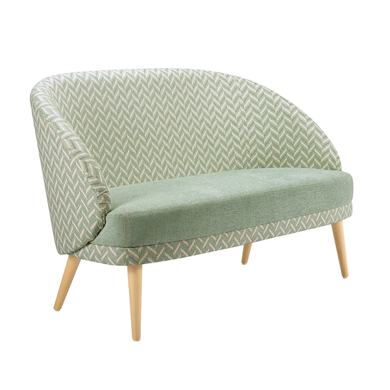 Lana A975 D 2 Seater Sofa for your hotel, hospitality venue, office reception and lounge areas. Customisable sofa in a wide range of finishes.