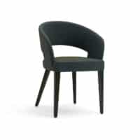 The Ray 262 Dining Chair blends style, comfort, and durability. Customisable in fabrics and wood finishes, perfect for restaurants, cafés, and hotel dining.