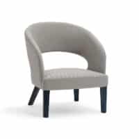 The Ray 265 Lounge Chair blends comfort, durability, and style. Customisable in fabrics and wood finishes, perfect for hotels, clubs, and receptions.