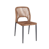 Bilbao Outdoor side chair DeFrae Rope Weave Armchair Natural