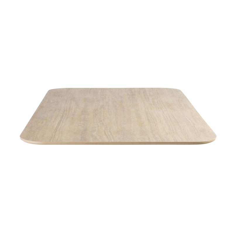 Extrema Premium Compact Laminate Tabletops Beige Travertine 600 x 600 690 x 690 or 790 x 790