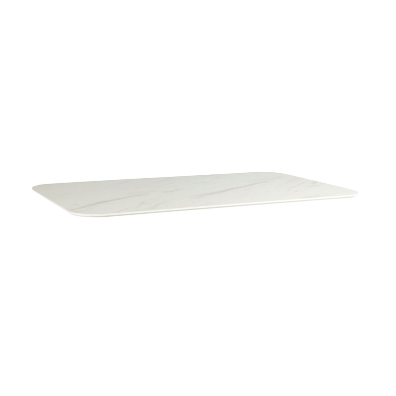 Extrema Premium Compact Laminate Tabletops White Marble 600 x 600 690 x 690 or 790 x 790