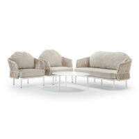 Noho Sofa and Lounge Chair Garden Set DeFrae Contract Furniture