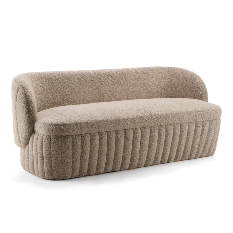 Cara 116 D Sofa Fluted Back Upholstery DeFrae Contract Furniture