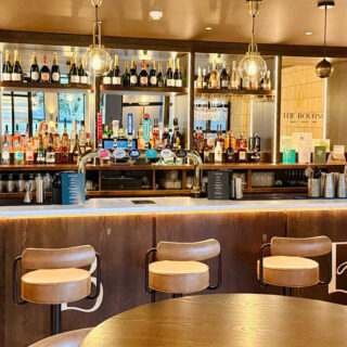 Heavy Duty Bar Stools by DeFrae Contract Furniture at The Bourne Grill Wimbourne