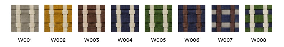 Nuova Guinea outdoor chair weave colour options polypropylene belts
