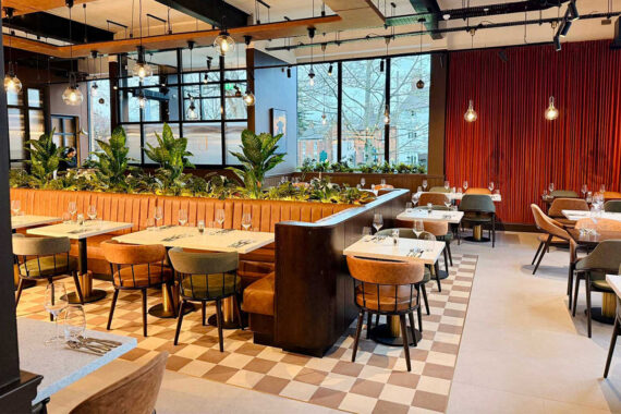 Restaurant Furniture by DeFrae Contract Furniture at The Bourne Grill Wimbourne